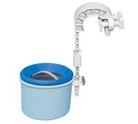 Intex Deluxe Wall Mount Surface Skimmer for Easy Set and Metal Frame Pools, Automatic Surface Cleaner with Adjustable Bracket and Removable Strainer