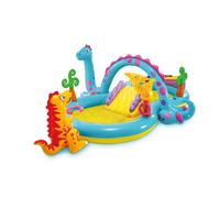 Intex Dinosaur Water Play Center, Paddling Pool with Moveable Arch Water Spray. Perfect Large Activity Centre For Outdoor Family Summer Fun!