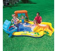 Intex Dinosaur Inflatable Play Center in Blue | Size: 20kg Intex Blue 20kg