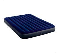 Intex -Inflatable bed Downy Queen double, extra long and wide - Blue Color