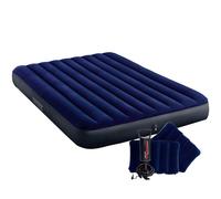 Intex 64765 Dura-Beam Standard Series Classic Downy Airbed w/ Hand Pump, Queen