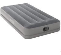 Intex Dura-Beam Standard Series Prestige Mid-Rise Air Mattress With Fastfill Usb Powered Internal Air Pump, Twin