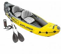 Intex Explorer K2 Kayak 2-Person Inflatable Kayak Set with Oars and Pump