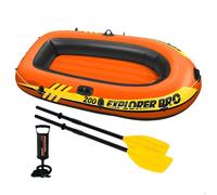 Intex Inflatable Boat Canoe with Oars and Pump Explorer Pro 200 Set 58357NP