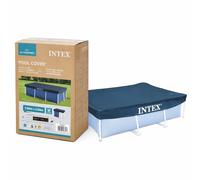 Intex Pool Cover Swimming Pool Protector Pool Safety Cover Rectangular 28038