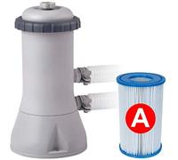 Intex Filter Pump Suitable for 8ft/10ft/12ft in Grey | Size: 2.5kg Intex Grey 2.5kg