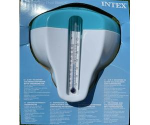 INTEX FLOATING CHLORINE TABLET DISPENSER WITH BUILT IN WATER THERMOMETER 29043