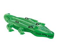 Intex Giant Gator Ride-On, Pool Float with Handles and Air Chamber, Water with