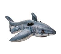 GEEZY Intex Inflatable Great White Shark Rider Ride On Beach Toy Lilo Swim Pool Float