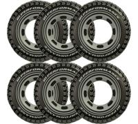 Intex Inflatable 36" Giant Tire Tubes for Swimming Pool/Lake/Ocean (6 Pack)