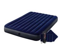 Intex 64765 Dura-Beam Standard Series Classic Downy Airbed w/ Hand Pump, Queen