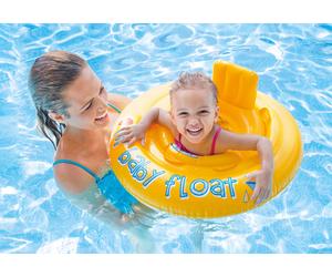 Intex Inflatable Baby Floating Ring Float Upto 11kg 1yr Swimming Pool #56585