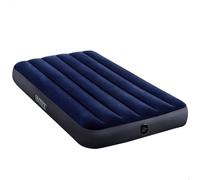 Intex Inflatable Bed Blue 99 x 191 x 25 cm AirBed w/ Built-in large 2-in-1 valve