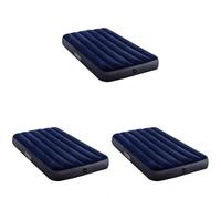 Intex Inflatable Bed, 64757, multicoloured, 99 x 191 x 25 cm (Pack of 3)