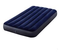 Intex Inflatable Bed Blue 99 x 191 x 25 cm AirBed w/ Built-in large 2-in-1 valve