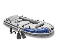 Intex Inflatable Boat Canoe with Oars and Pump Dinghy Challenger Kayak Raft
