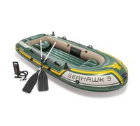 INTEX Inflatable Boat Set Canoe Blow Up Seahawk 3 68380NP vidaXL