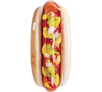 Intex Inflatable Giant Hotdog Mattress Lilo With Handles 180cm x 89cm