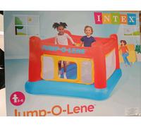 Kids Playhouse Intex Inflatable Nylon Jump-O-Lene Bounce House for Ages 3-6