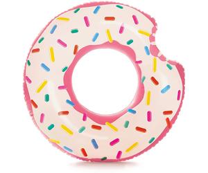 Intex inflatable Swim Ring Swimming Pool Beach Toy for Kids Donut - Pink Large