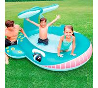 Intex Inflatable Whale Spray Pool in Blue | Size: 2.5kg Intex Blue 2.5kg