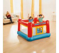 Intex Jump-O-Lene Bouncy Playhouse For Kids 3-6 Years - Inflatable Bouncer With Soft Floor, Net Sides & Crawl Door