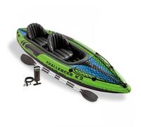 Intex K2 Challenger 2 Person Man Inflatable Kayak Canoe including Oars and Pump