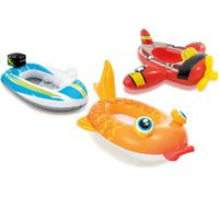 Intex Kids Inflatable Boat Float Swimming Pool Cruiser Toy Paddling Water Ride