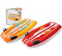 Intex Kids Inflatable Body Board 112cm Surfboard Pool Float Lilo Red or Orange