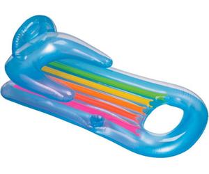 Intex King Kool Lounger Li-Lo With Back And Arm Rests And Drinks Holder Included - Lay Back And Relax In The Pool, At The Beach