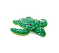 INTEX Lil' Sea Turtle Inflatable Pool Float: Animal Pool Toy For Kids - 2 Heavy-Duty Handles - 88lb Weight Capacity - 59" x 50" - For Ages 3+