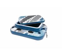 Intex Mega Chill II Inflatable Floating Cooler: 48” x 38” Beverage Raft with Removable Ice Chest - Includes 6 Cup Holders, 4 Heavy-Duty Handles, and Connectors for River Run Floats - 72 Can Capacity