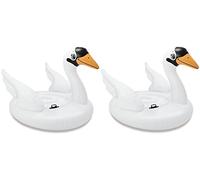 Intex Mega Swan, Inflatable xjFgjJ Island, 76.5 inch X 60 inch X 58 inch, 2 Units