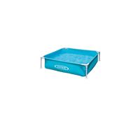 """Intex - Mini Rectangular Metal frame pool with 340L Capacity, Compact pool with galvanized steel frame - 155 x 630 x 170 cm 4.2 Kilograms Turquoise