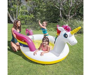 Intex Mystic Unicorn Spray Paddling Pool