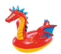 Intex Mystical Dragon Inflatable Ride On 198cm x 173cm, Kids Pool Float with Heavy Duty Handles, Dragon Water Toy with 2 Air Chambers Max 40kg