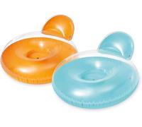 Intex Pillow-Back Lounge - Aufblasbarer Schwimmsessel - 137 x 122 cm - Farblich