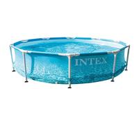 INTEX Pool Above Ground Swimming Lounge Beachside Metal Frame vidaXL