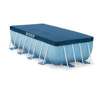 INTEX 4m x 2m Rectangular Prism Steel Frame Swimming Pool DEBRIS COVER Top Rope