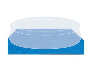 Intex Pool Ground Cloth Ground Sheet Floor Mat Pool Protector Square 28048