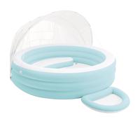 INTEX Pool Lounge Float with Canopy 277 x 221 x 137 cm Round for, Modern Garden