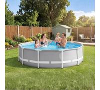 Intex Round Above Ground Prisma Frame Range Pool Grey 305 x 76 cm