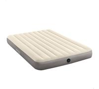 INTEX QUEEN DURA-BEAM SERIES SINGLE HIGH AIRBED Queen Dura-beam Series Single High Airbed - Taupe & Grey, Quee size