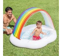 Intex Inflatable Rainbow Cloud Baby Paddling Pool Summer Garden Toy TY2651