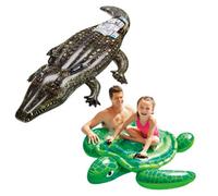 Intex Realistic Gator And Lil Turtle Swimming Pool Ride-On