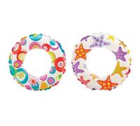Intex - Recreation Lively Print Swim Ring Summer Fun Pack of 2 Assorted