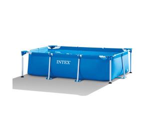Intex Rectangular Metal Frame Above Ground Swimming Pool 3m x 2m #28272