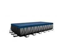 Intex Rectangular Swimming Pool Cover - All Seasons Deluxe Debris Pool Cover 7.32M X 3.66