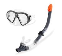 Intex Reef Rider Diving Mask & Easy Flow Snorkel Set for Ages 14+, Colors Vary