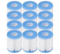Intex Replacement 29007E Swimming Pool Filter Cartridge H - 12 Pack